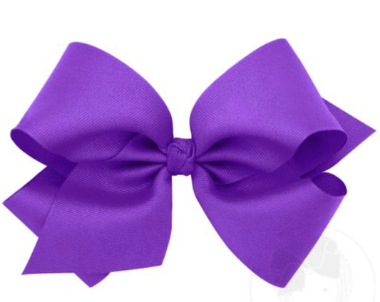 Classic | Delphinium Grosgrain Bow