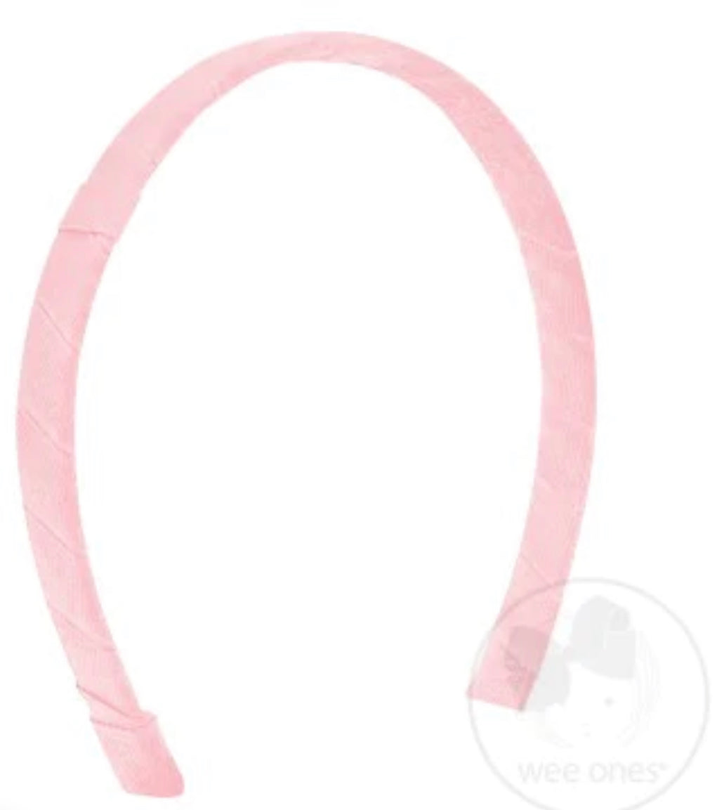 Headbands | Light Pink Grosgrain Headband with Loop