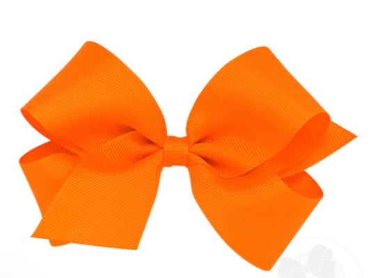 Classic | Orange Grosgrain Bow