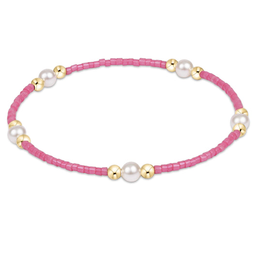 Hope Purpose Pearl Bracelet | Bubblegum