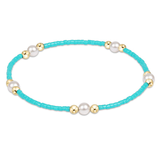 Hope Purpose Pearl Bracelet | Turquoise