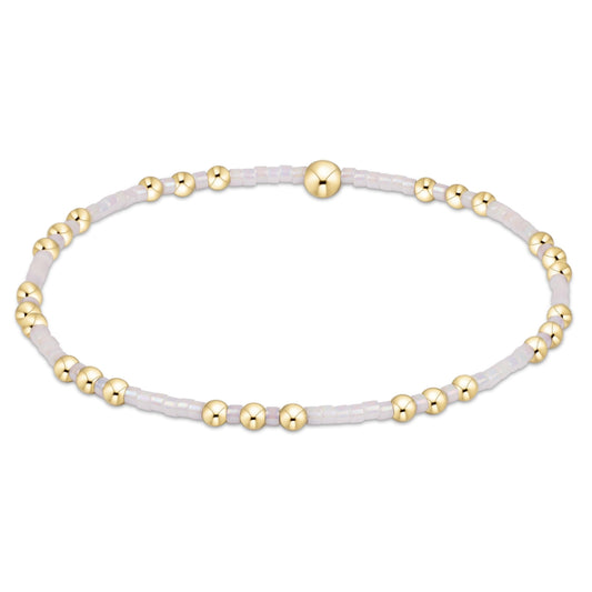 Hope Joy Bracelet | Silky White