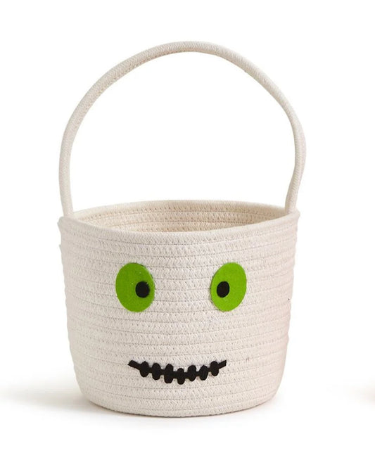 Mummy Halloween Hand-Crafted Basket