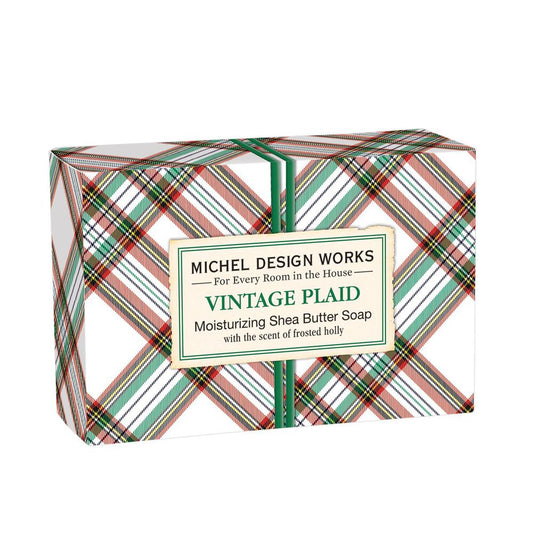 Vintage Plaid 4.5 oz. Boxed Soap