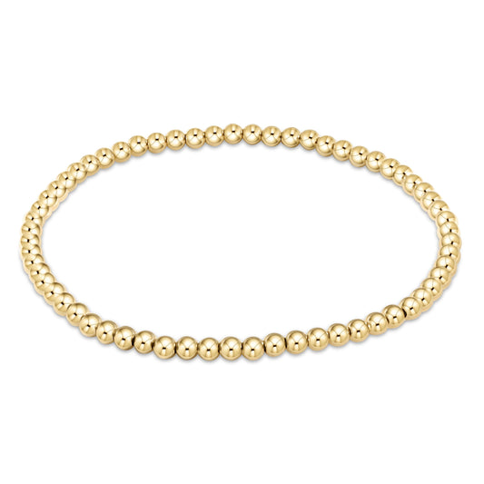 Extends | Classic Gold 3mm Bead Bracelet