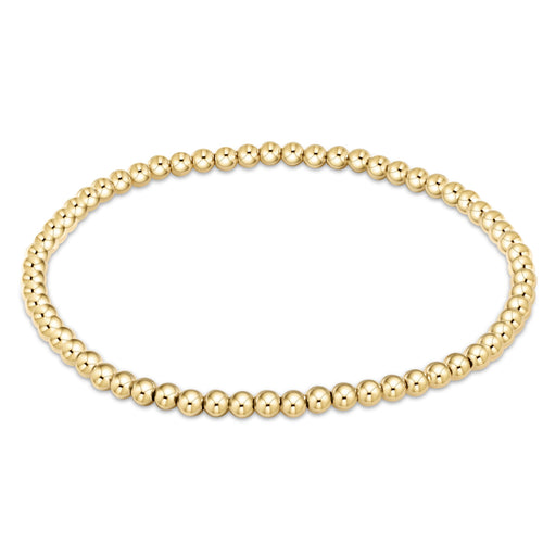 egirl Classic Gold 3mm Bead  Bracelet