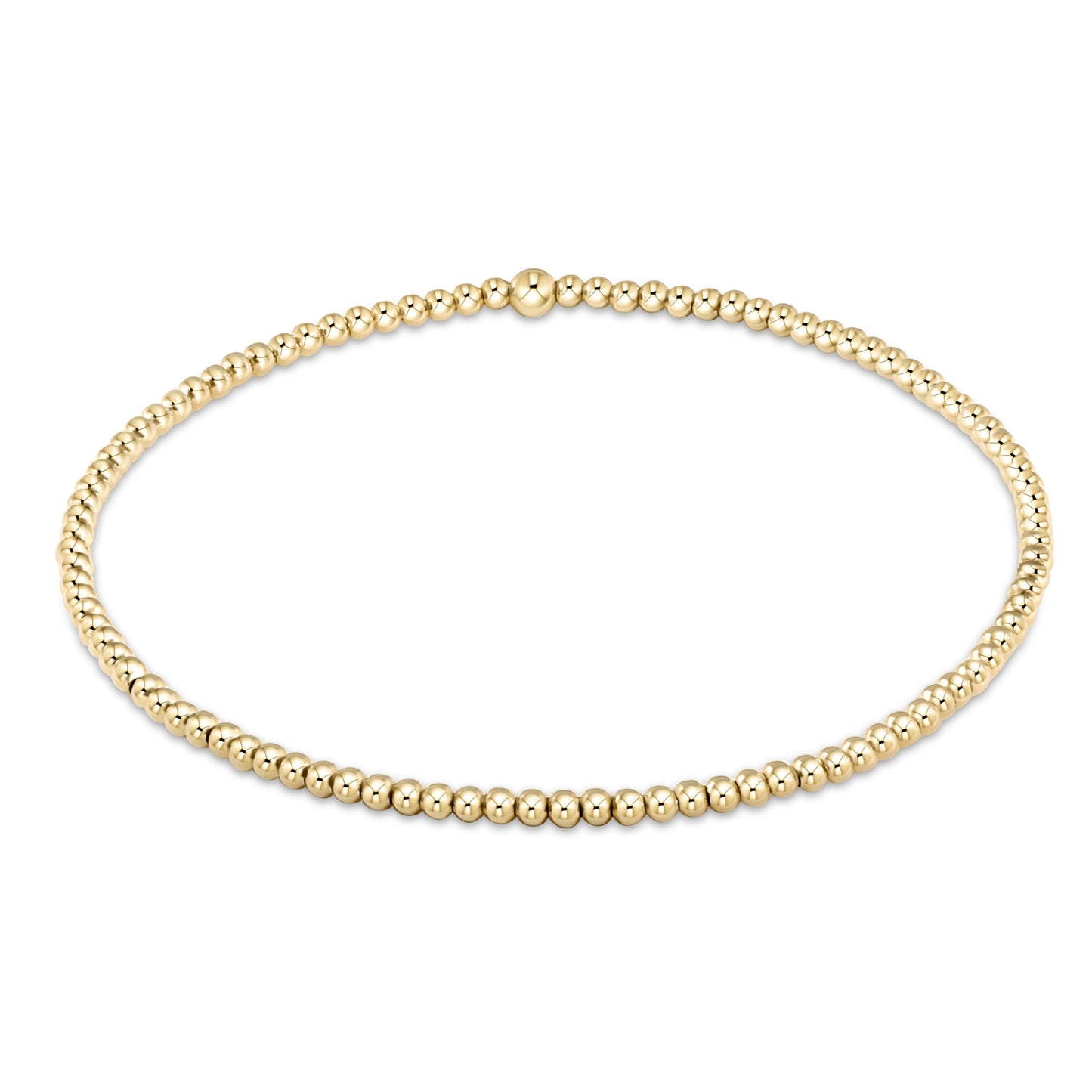 Extends | Classic Gold 2mm Bead Bracelet