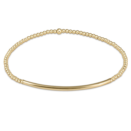 egirl Classic Gold 2mm Bead Bracelet - Bliss Bar Gold