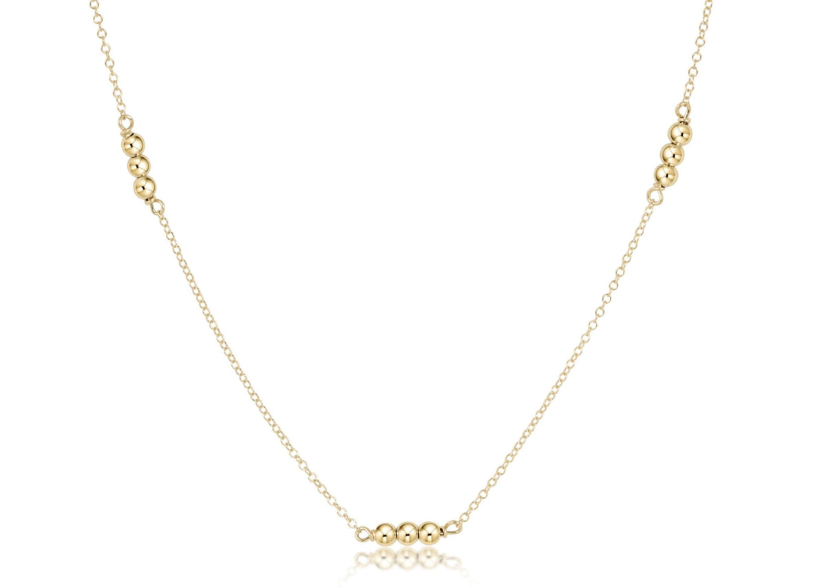 17" Choker Joy Simplicity Chain Gold - 3mm Gold