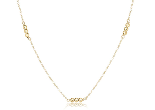 17" Choker Joy Simplicity Chain Gold - 3mm Gold