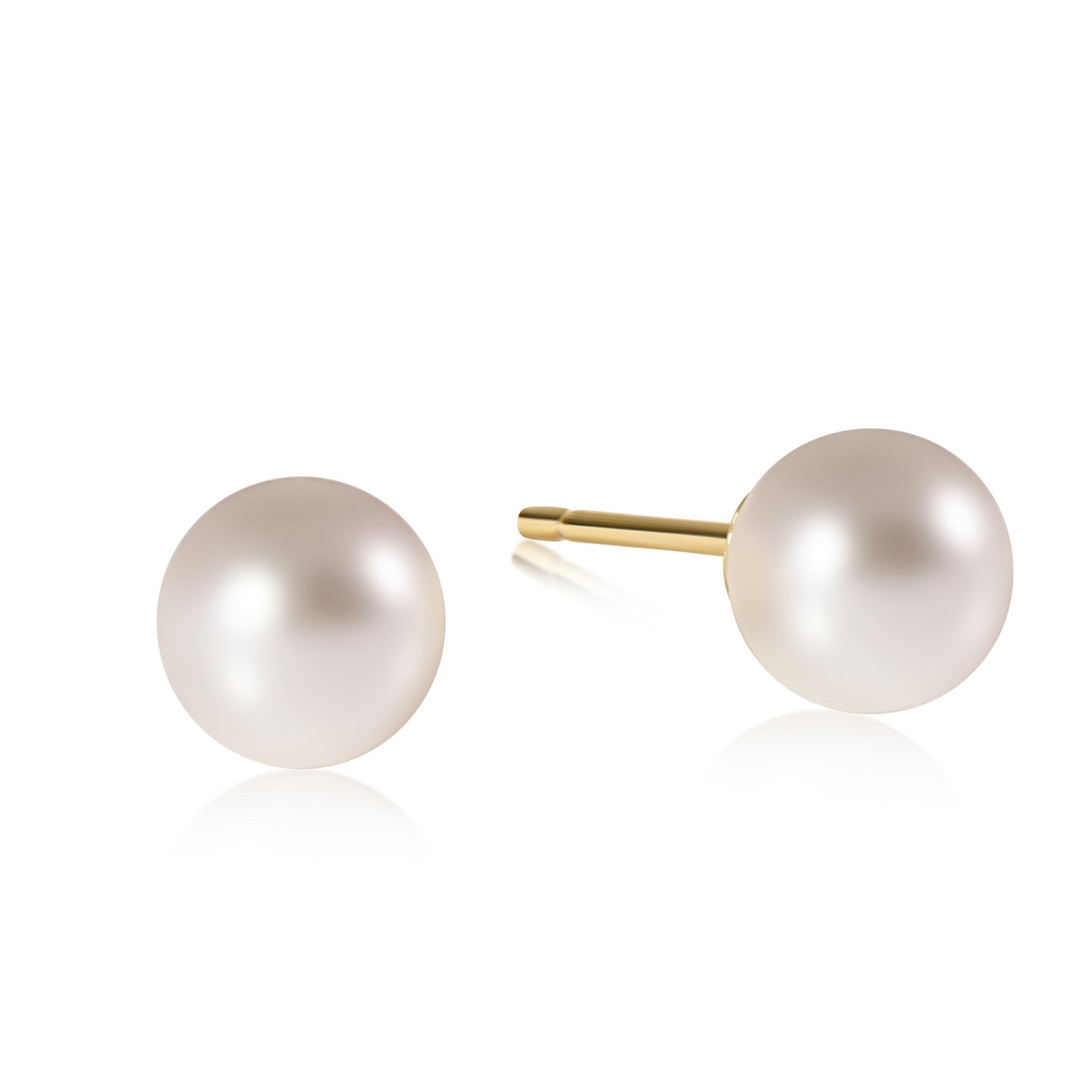 Classic Ball Stud | 10mm | Pearl