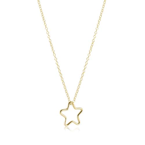 egirl 14" Necklace Gold - Star Gold Charm