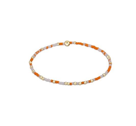 Gameday | Hope Unwritten Bracelet | Orange & White