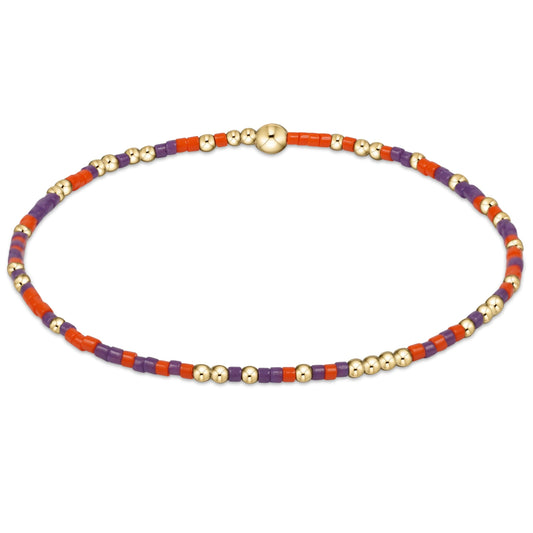 Gameday Hope Unwritten Bracelet | Bright Orange & Purple