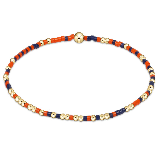 Gameday Hope Unwritten Bracelet | Bright Orange & Navy