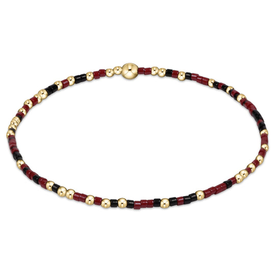 Gameday Hope Unwritten Bracelet | Wine & Onyx