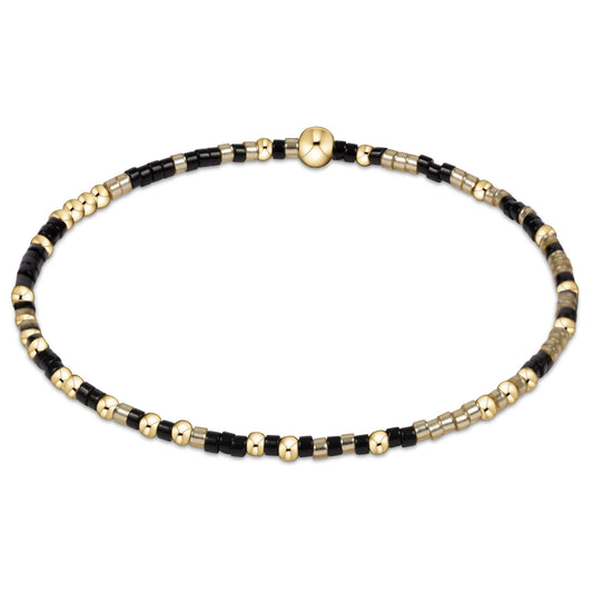 Gameday Hope Unwritten Bracelet | Gold Luster & Onyx