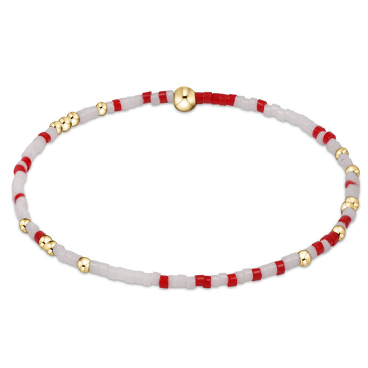 Gameday Hope Unwritten Bracelet | Bright Red & White