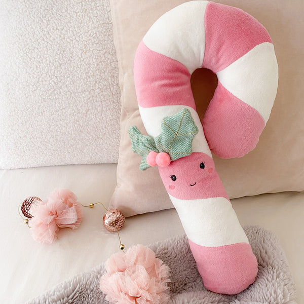Pink Candy Cane Plush