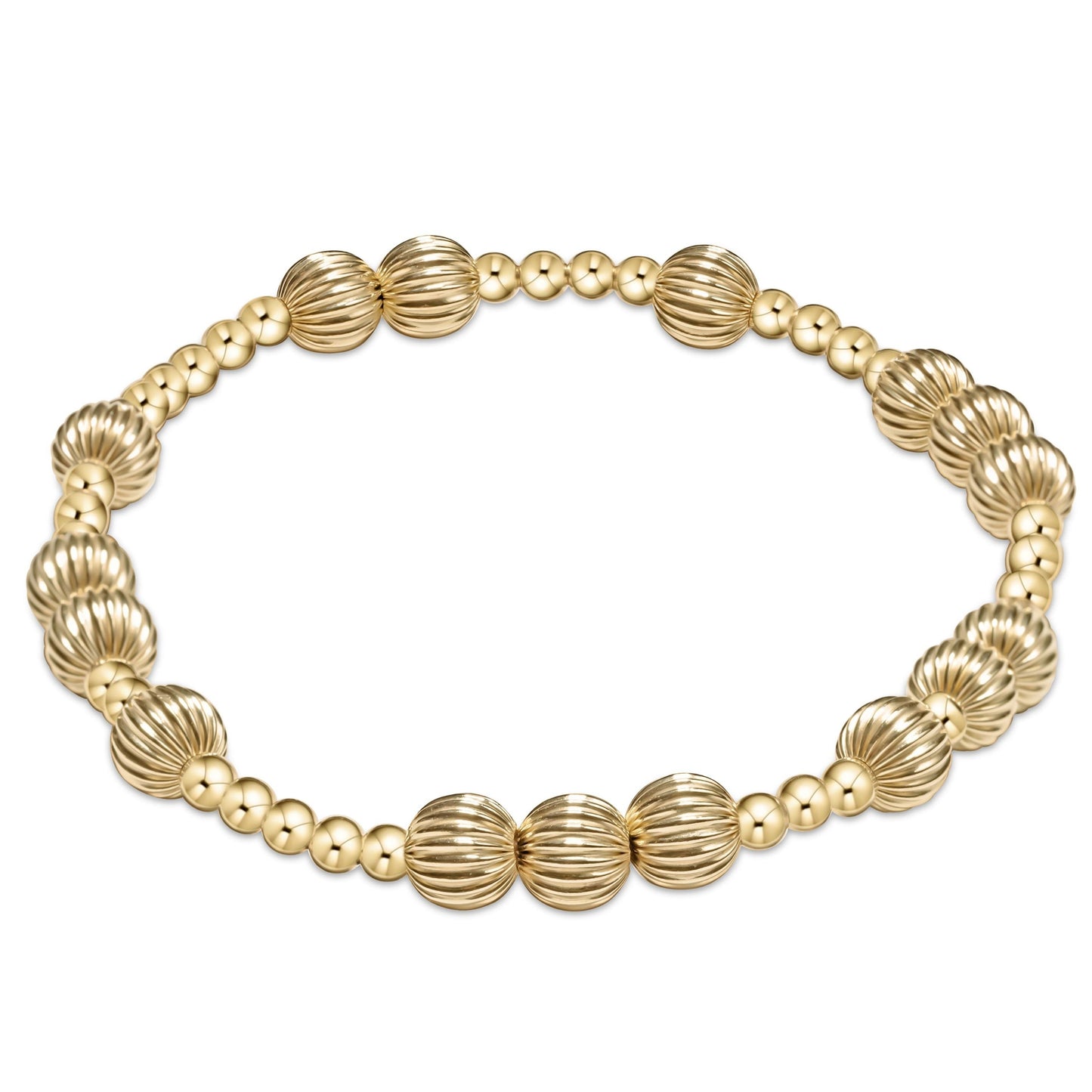 Hope Unwritten Dignity Bead Bracelet Gold - 6mm