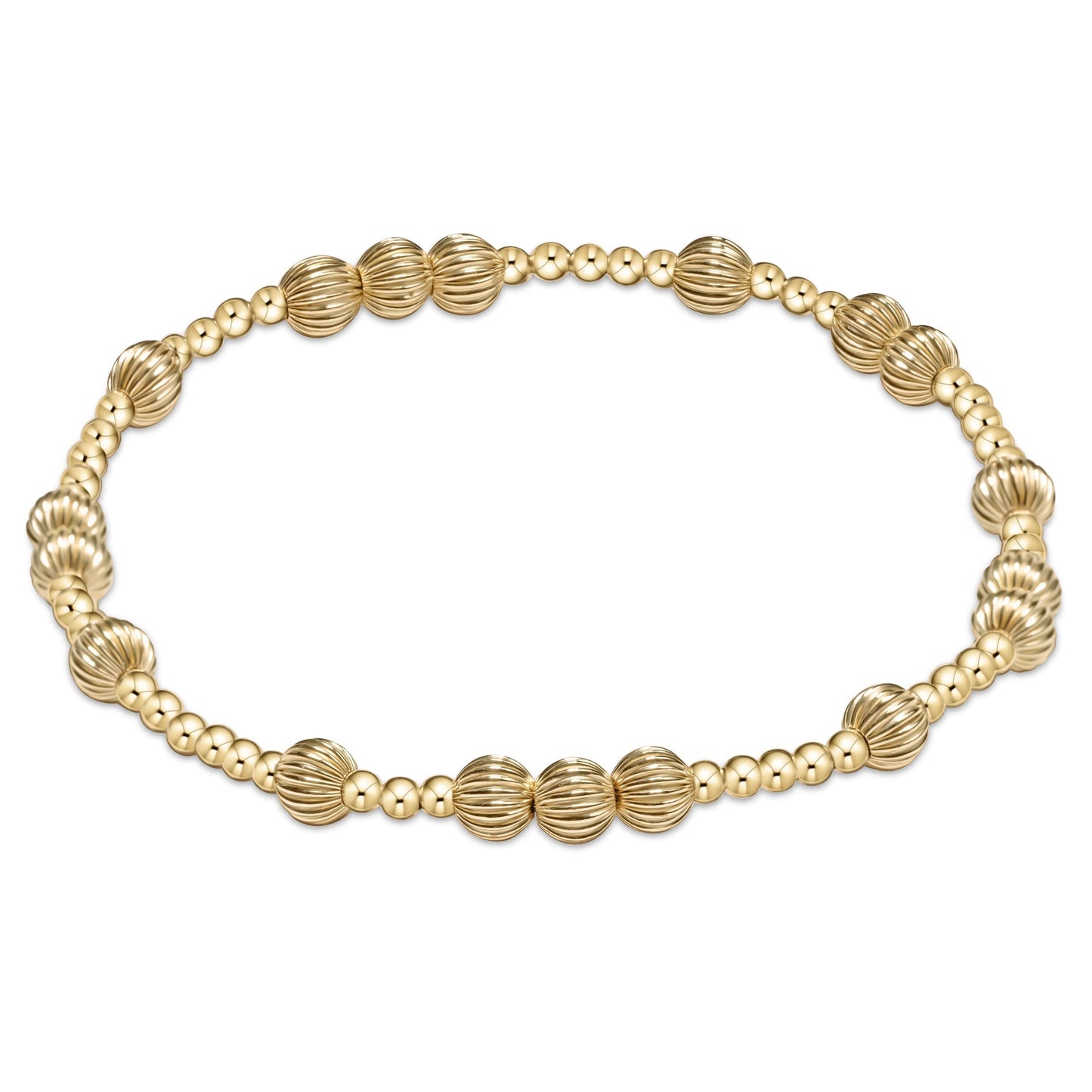 Hope Unwritten Dignity Bead Bracelet Gold - 5mm