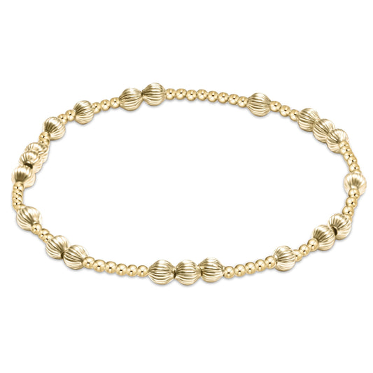 Hope Unwritten Dignity Bead Bracelet Gold - 4mm