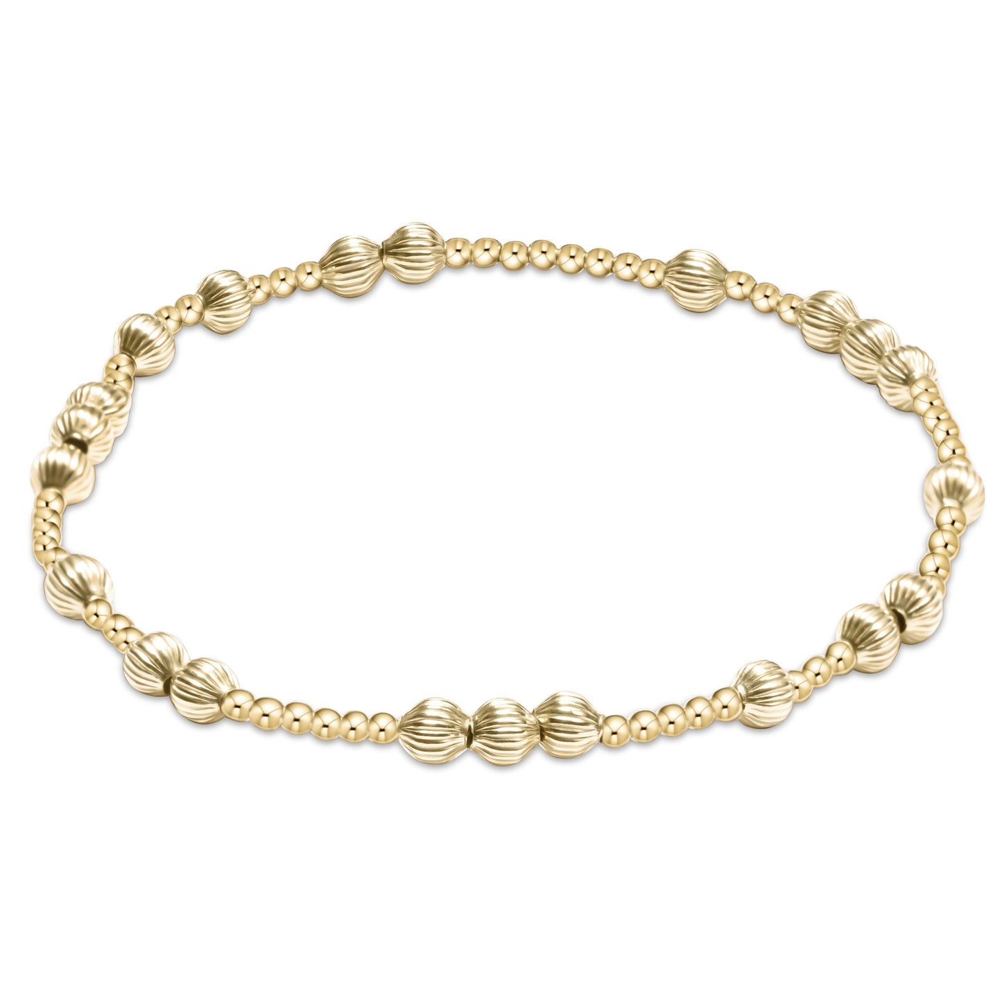 ENEWTON EXTENDS | HOPE UNWRITTEN DIGNITY 4MM BEAD BRACELET | GOLD