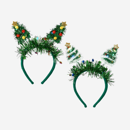 Holiday Headband | Lighted Christmas Tree | Assorted Styles