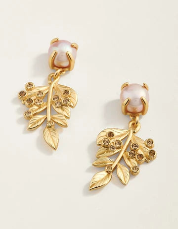 Lowcountry Fall Earrings Bronze