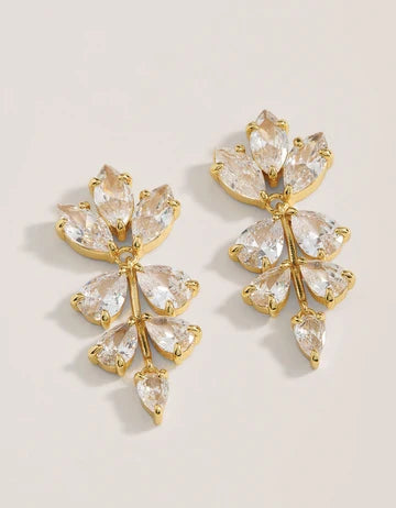 Henrietta Petite Earrings Crystal