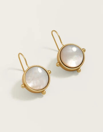 Barony Earrings Mother-of-Pearl