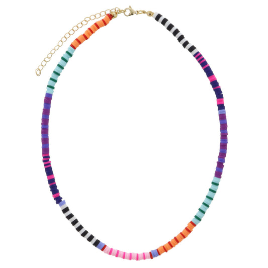 Colorblock Sequin Necklace