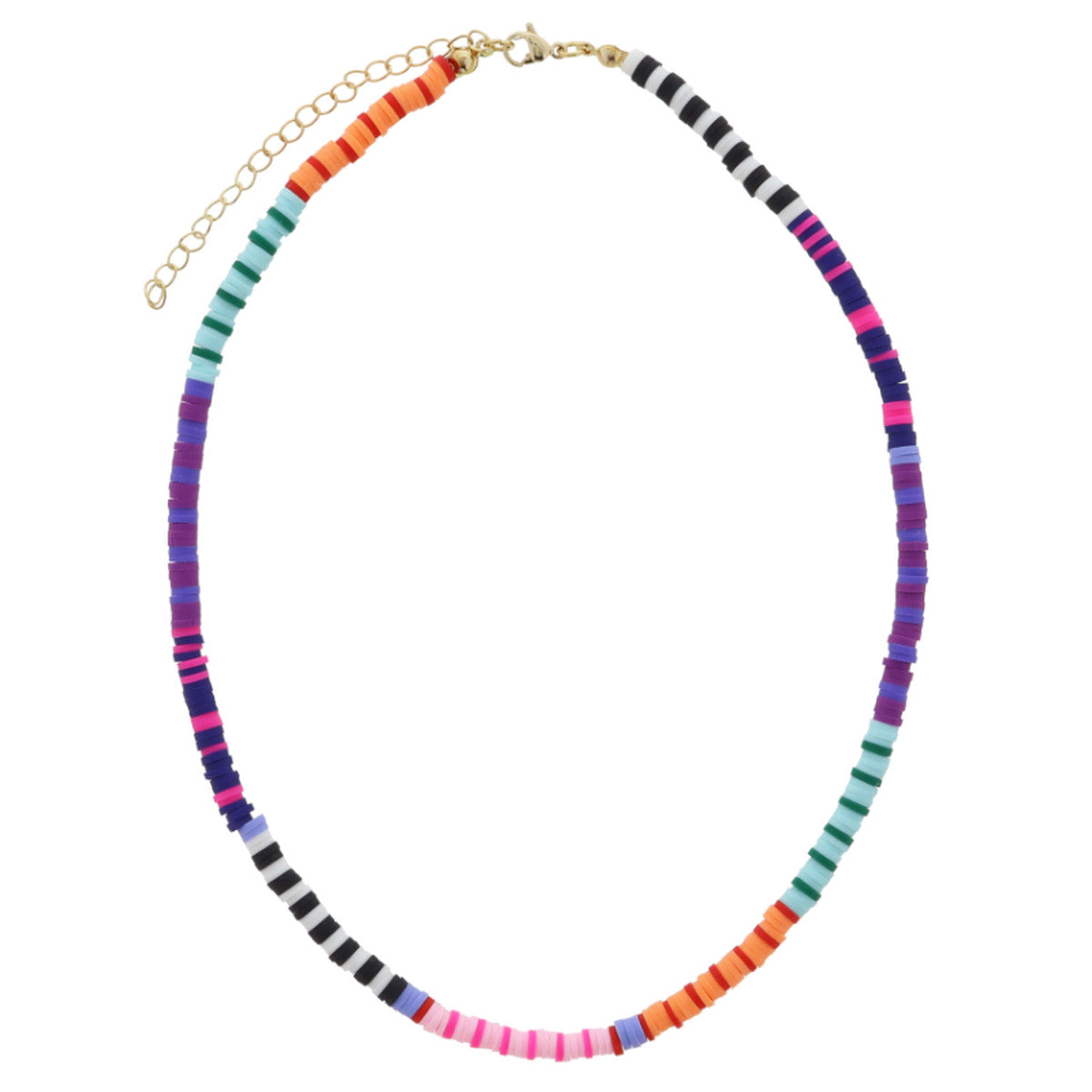 Colorblock Sequin Necklace