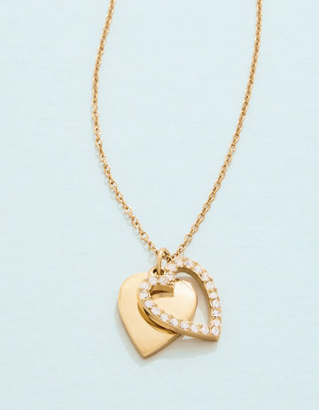 Sweetheart Necklace 18” Crystal