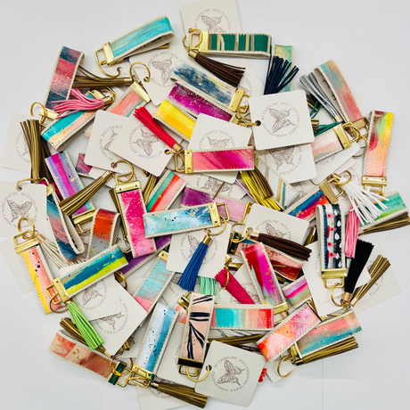 Hand-Painted Scripture Keychains