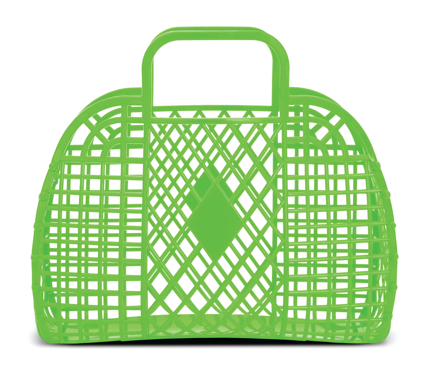 Green Neon Large Jelly Bag