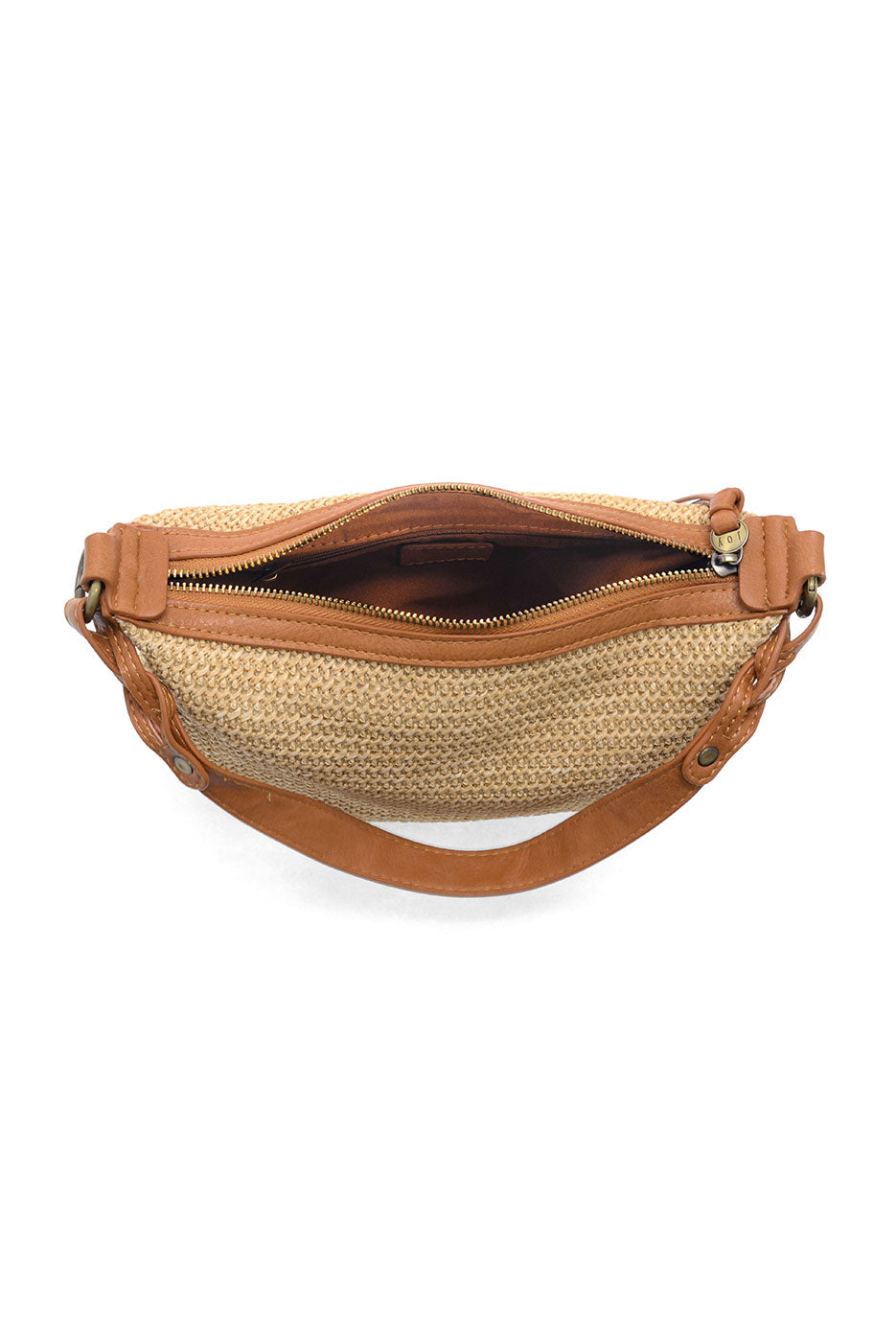 Natural Straw Effie Hobo