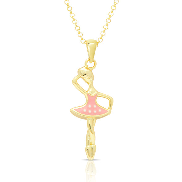 Pendant Necklace | Gold | Ballerina