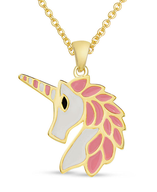 Pendant Necklace | Gold | Unicorn