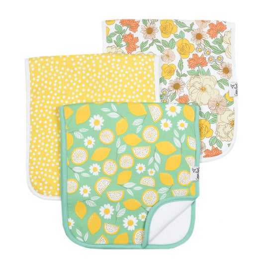 Burp Cloth Set - Lemon