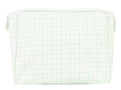 Small Go Bag | Blue/Green Windowpane