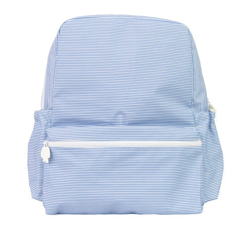 Small Backpack | Navy Mini Stripe