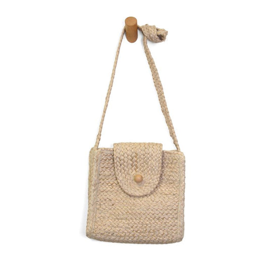 Betsy Messenger Jute Crossbody