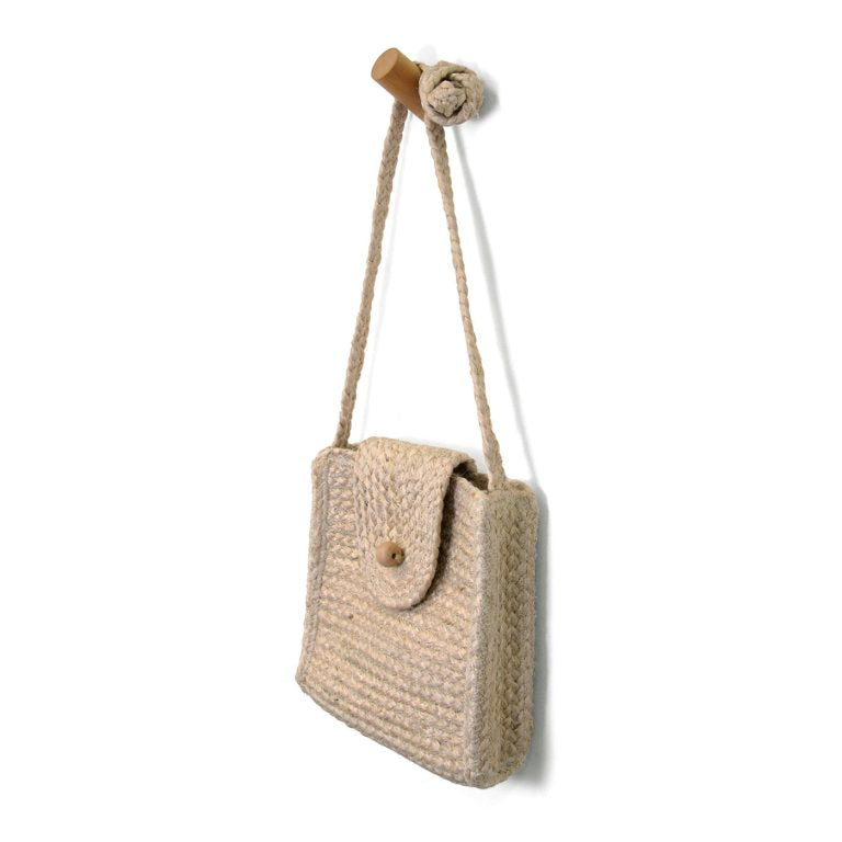 Betsy Messenger Jute Crossbody
