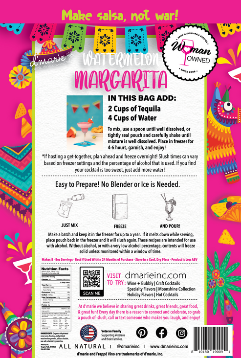 Cocktail Slush Mix | Watermelon Margarita