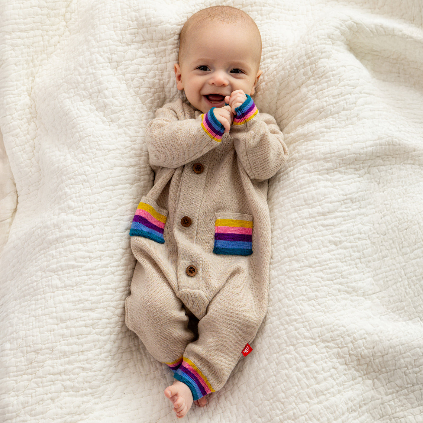 Magnetic Me Coverall | Oatmeal Wool