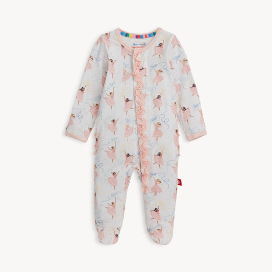 Magnetic Me Footie w/Ruffles | Pretty Plies