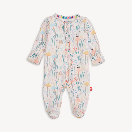 Magnetic Me Footie w/Ruffle | Shroom and Bloom