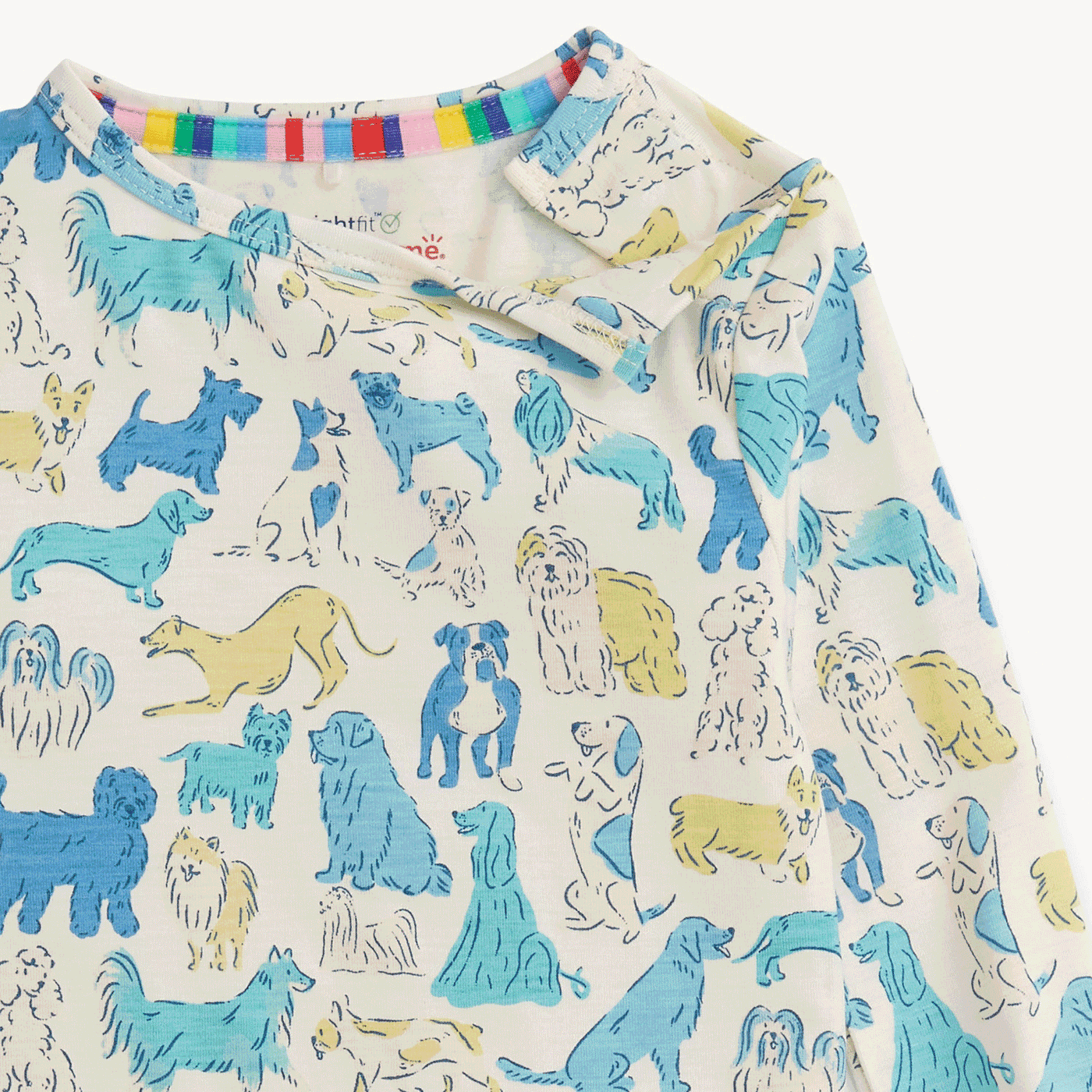 Magnetic Me Long Sleeve PJ Set | Blue It's a Paw-ty