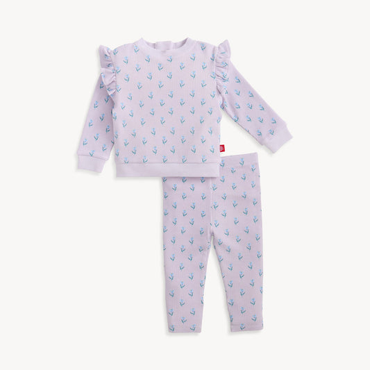Magnetic Me Waffle Set | Lavender Floral